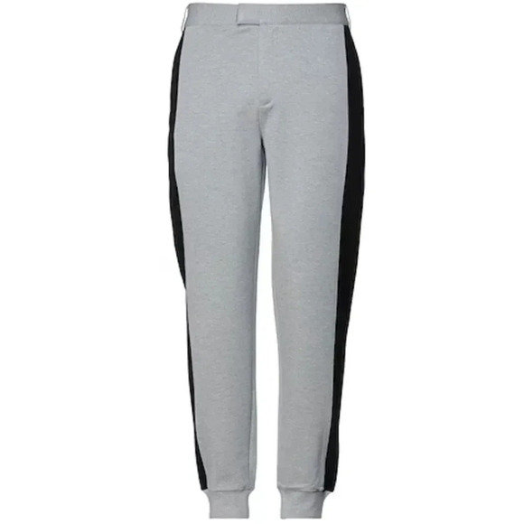 Roberto Cavalli Sport Jogger Pants Pant Striped Gray Black New Mens Size Large - Picture 5 of 14